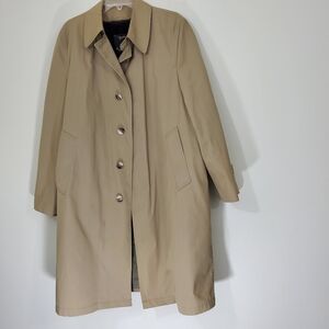 Botany Lined Trench Coat, Size 42R